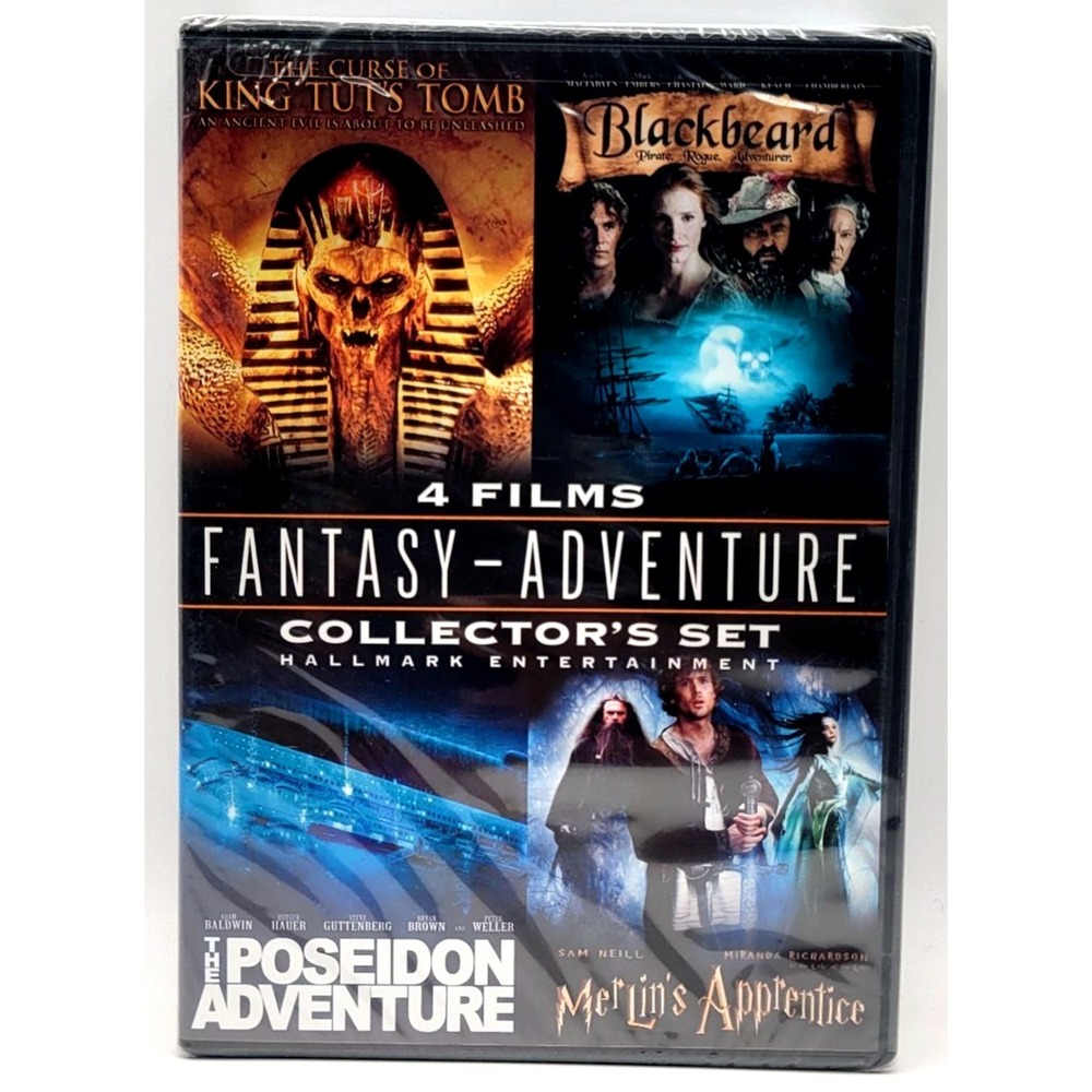 Fantasy & Adventure Collectors Set 4 Movies DVD FACTORY SEALED NEW